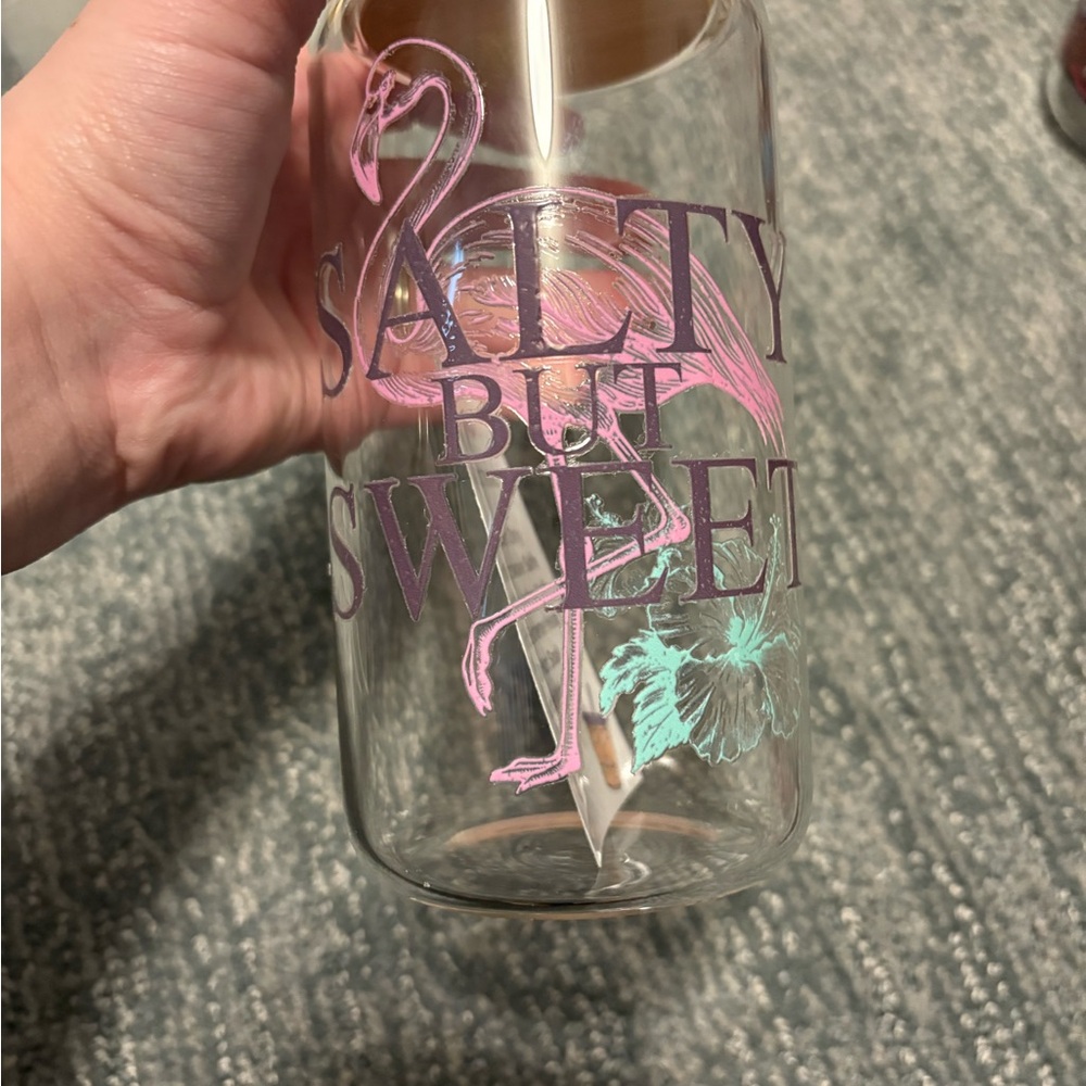 Salty But Sweet Glass Bottle